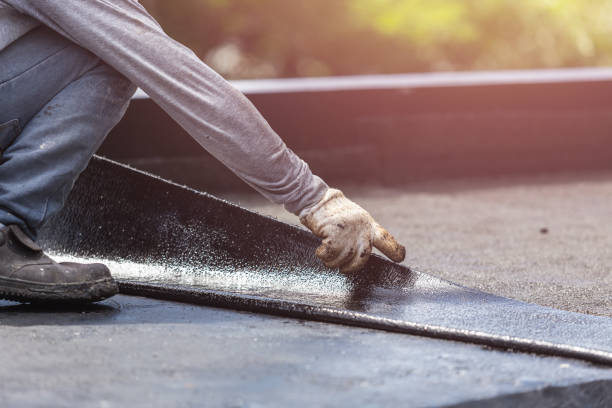 Professional Exterior Waterproofing technician working in Lake Forest, IL
